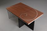 Phi | Coffee Table in Tables by Carol Jackson Furniture. Item composed of wood and aluminum in minimalism or contemporary style