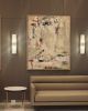 2 Commissioned Paintings 2021 | Oil And Acrylic Painting in Paintings by Alice Lipping | Skyline Tower in Queens. Item composed of canvas & synthetic