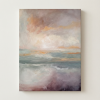 On Mystic Seas — Abstract Canvas Artwork in Soft Neutrals | Prints in Paintings by Alpenglow Workshop. Item made of canvas works with contemporary & coastal style
