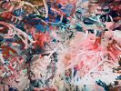 Modern Miami | Oil And Acrylic Painting in Paintings by Darlene Watson Abstract Artist. Item made of canvas with synthetic works with urban style