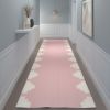 Handwoven Woolen Runner Rug | Rugs by Evergreen Carpets. Item composed of wool compatible with boho and minimalism style