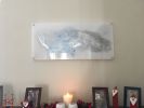 Luminosity 8, Illuminated Ink work with remote control | Mixed Media by Kate Wilson Fine Art. Item composed of aluminum