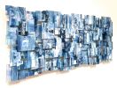"Oceanic" Metal Wall Art Sculpture | Wall Sculpture in Wall Hangings by Karo Studios. Item made of metal