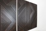 Geometric Wood Art, Wood Wall Art, Rustic Wall Art, Wood Art | Wall Sculpture in Wall Hangings by Blank Space Studios
