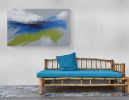 Abstract Water Painting | Oil And Acrylic Painting in Paintings by Linda Celestian. Item composed of canvas in contemporary or coastal style