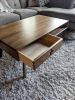 Coffee Table Plus in Solid Walnut / Mid Century Modern | Tables by Max Moody Design. Item made of maple wood