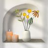 Stained Glass Bespoke Floral Bouquet | Floral Arrangements by Samara Designs Studio. Item made of glass works with contemporary & country & farmhouse style