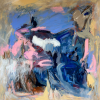 Gentle Mood | Oil And Acrylic Painting in Paintings by Anastasiia Krykun. Item composed of canvas compatible with contemporary style