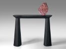 Black Stone Console Table - Toki Series in Bio Concrete | Tables by Donatas Žukauskas. Item composed of cement in minimalism or contemporary style