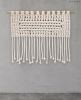 Figure I - Monochromatic Modern Macrame | Macrame Wall Hanging in Wall Hangings by Zora Studio. Item made of cotton works with minimalism & contemporary style