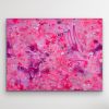 Sugar Rush | Mixed Media by Jennifer Patzer Art. Item made of canvas works with mid century modern & contemporary style
