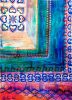 Emerald carpet | Oil And Acrylic Painting in Paintings by Elena Parau. Item made of canvas works with boho & contemporary style