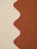 Handwoven Woolen Terracotta Runner Rug | Rugs by Evergreen Carpets. Item made of wool works with boho & minimalism style