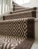 Handwoven Woolen Brown Runner Rug | Rugs by Evergreen Carpets. Item composed of wool in boho or minimalism style
