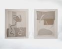 Shape Study Part 1 | Mixed Media by Kindred Matter. Item made of cotton & fiber compatible with minimalism and mid century modern style