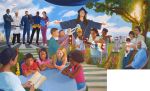The Growth of Our Beloved Neighborhood, 2026, Mural | Paintings by Juan Diaz | The Heights Foundation/The Heights Center in Fort Myers