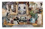 The Dollhouse, 49" X 76", Archival Pigment on Matte Paper, Artist Proof | Mixed Media by Steven Rudin | Miami Design District in Miami. Item composed of paper