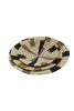 Handmade Natural Grass Round Grey Mix Wall Basket | Decorative Bowl in Decorative Objects by Amara