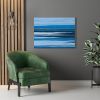 Blue Ocean 3072B | Prints in Paintings by Petra Trimmel. Item made of canvas with paper