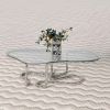 Steel & Glass Coffee Table — Lasso by Nitush Aroosh | Tables by Nitush Aroosh. Item in contemporary or eclectic & maximalism style