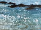 Breaking Through - Modern Seascape Painting | Oil And Acrylic Painting in Paintings by Filomena Booth Fine Art. Item composed of canvas compatible with contemporary and coastal style
