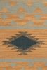 Rug & Kilim’s Tribal style Kilim in Gold with Grey & Black | Area Rug in Rugs by Rug and Kilim. Item composed of wool