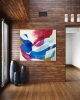 "Where the River Flows" - Original Painting | Oil And Acrylic Painting in Paintings by Jilli Darling. Item composed of canvas and synthetic in boho or minimalism style