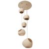 Cluster Five | Chandeliers by lightexture. Item made of ceramic works with modern style