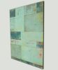 Turquoise Tiles Long | Paintings by Ronald Hunter. Item made of canvas works with contemporary & modern style