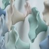 Porcelain Flowers Wall Sculpture, wall art installation | Wall Hangings by MAAP Studio. Item composed of ceramic in minimalism or contemporary style