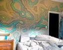 Geode Accent Wall Mural | Murals by Liz Maycox. Item composed of synthetic