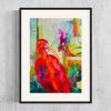 Radiant Spirit | Oil And Acrylic Painting in Paintings by Renata Rush. Item made of aluminum works with boho & mid century modern style