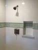 Wave Tile Shower Border | Tiles by Lynne Meade. Item made of cement