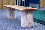 Live Edge Benches | Benches & Ottomans by Howard Family Designs | Paradox Church in Warren. Item made of wood