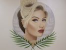 Ellie Rose Hair Studio Mural | Murals by Jade Jennifer Art. Item made of synthetic
