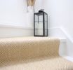 Handwoven Woolen Yellow Runner Rug | Rugs by Evergreen Carpets. Item made of wool works with boho & minimalism style