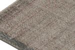 Vintage Turkish Distressed Solid Runner in Gray and Brown | Area Rug in Rugs by Rug and Kilim