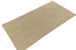 Vintage Plain Kilim in Beige-Brown Striations, Solid | Area Rug in Rugs by Rug and Kilim