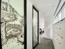 BBC Singapore office art mural | Murals by Just Sketch | 18 Robinson in Singapore. Item composed of synthetic