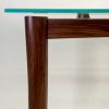 The Rooney Table | Console Table in Tables by Novità Design. Item made of walnut with glass works with contemporary & modern style
