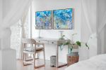 Dreamscape Mallorca | Oil And Acrylic Painting in Paintings by Jill Krutick | Jill Krutick Fine Art in Mamaroneck. Item composed of canvas
