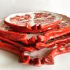 Pomegranate platter 30 cm | Decorative Plate in Decorative Objects by Federica Massimi Ceramics. Item made of ceramic