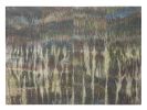 Wandering Tide | Mixed Media in Paintings by Jessie Bloom Studio. Item made of cotton works with mid century modern & contemporary style