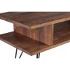 Zuma solid walnut modern side table | Tables by Modwerks Furniture Design. Item composed of walnut in minimalism or mid century modern style