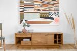 Eider Media Console | Storage by Lundy. Item composed of oak wood