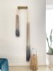 Mystical colors tassels / bamboo | Tapestry in Wall Hangings by Olivia Fiber Art. Item composed of bamboo and cotton in minimalism or mid century modern style