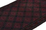 Rug & Kilim’s Afghan Baluch Tribal Rug in Burgundy and Blue | Area Rug in Rugs by Rug and Kilim