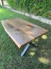 Walnut Dining Table - Live Edge Table - Conference Table | Tables by Tinella Collection. Item composed of walnut in contemporary or art deco style