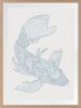 Lucky Fish - Koi & Kei - Water - Framed Art | Prints by Patricia Braune. Item made of paper