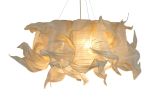 Fabric Pendant Light Nebula Grande 100cm by Studio Mirei | Pendants by Costantini Design. Item composed of fiber